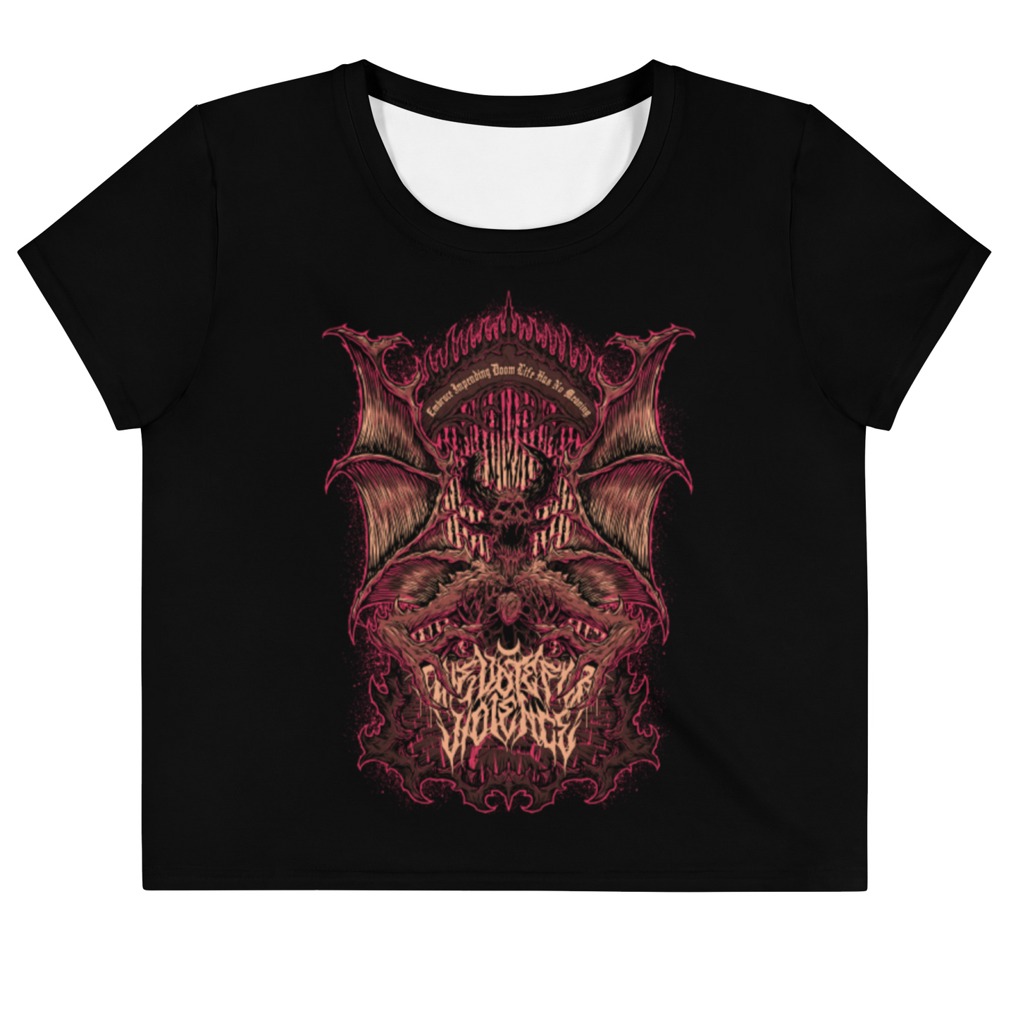 EMBRACE IMPENDING DOOM Crop Top